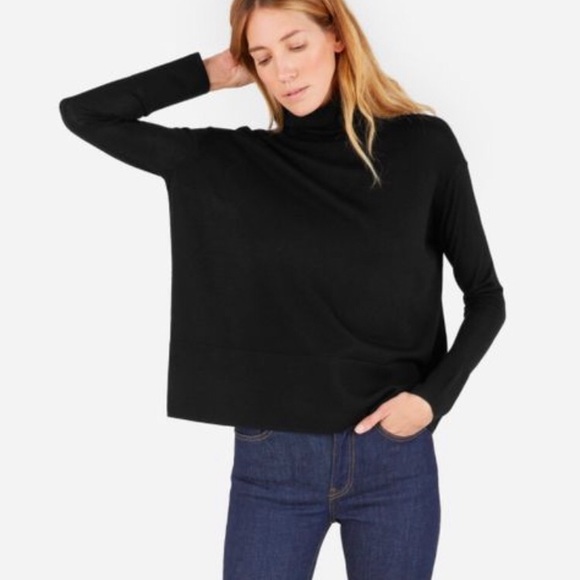 Everlane Luxe Wool Square Turtleneck 